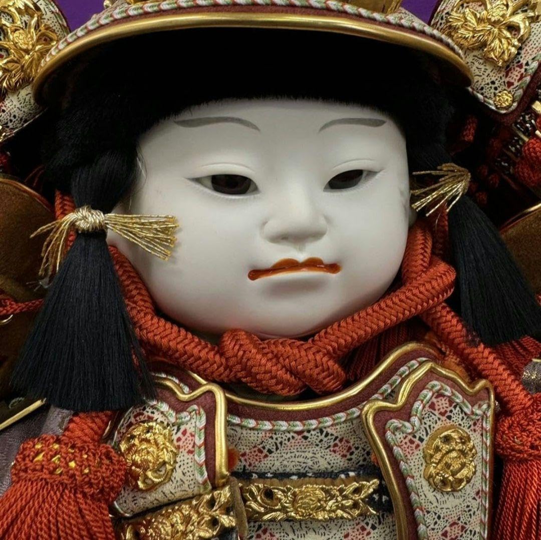 Amazon | 京人形 現代の名工が作る 五月人形の最高峰 鎧着大将 京頭
